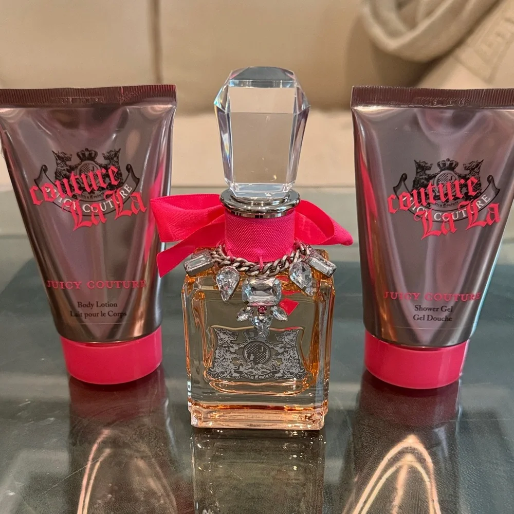 NIB Juicy Couture La La Pink and Black Gift Set - Picture 3 of 4